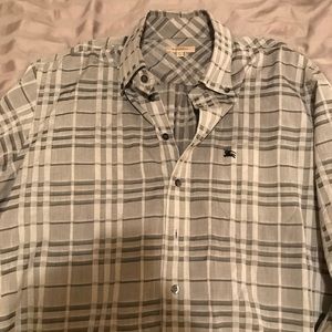 Burberry button up shirt